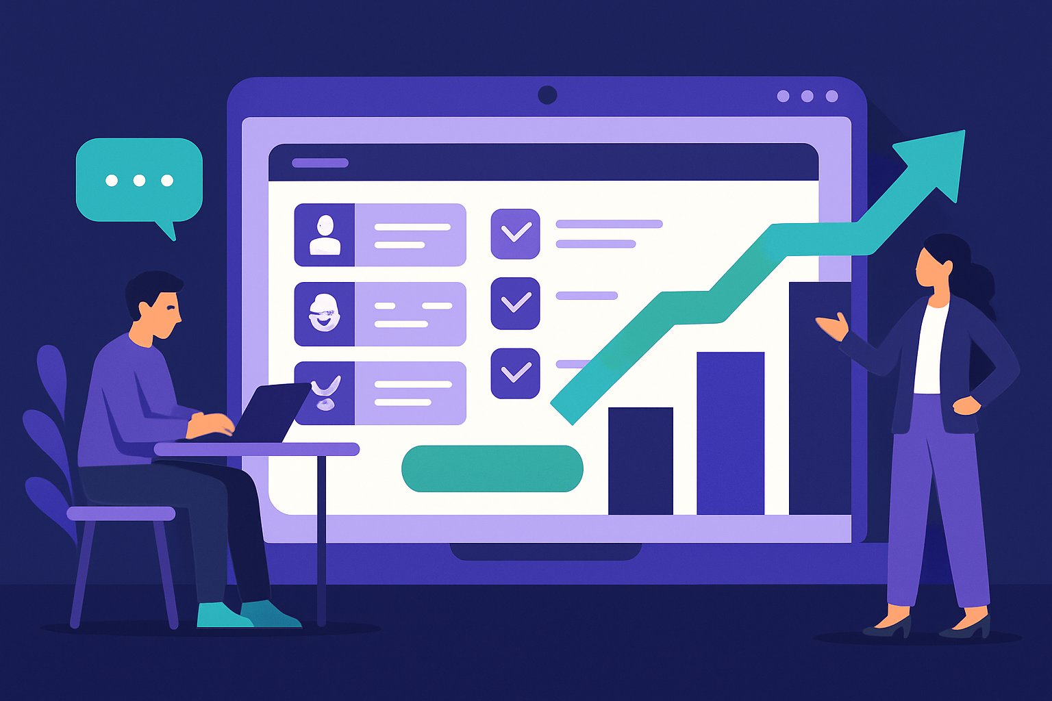 Le gain de productivité avec le CRM SalesFlow Evolution