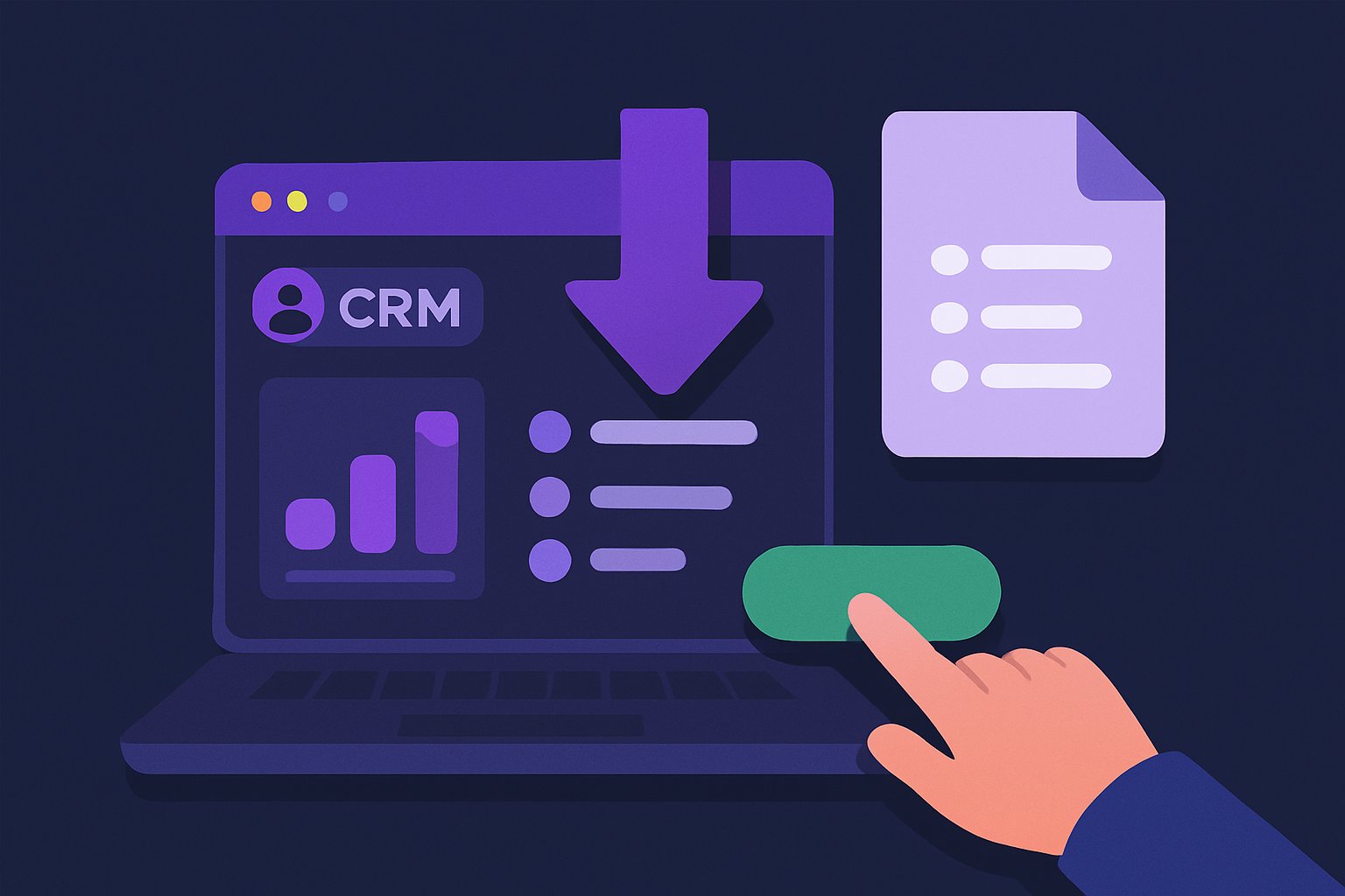 Récupérer ses données SalesTrack CRM en CSV avant un changement