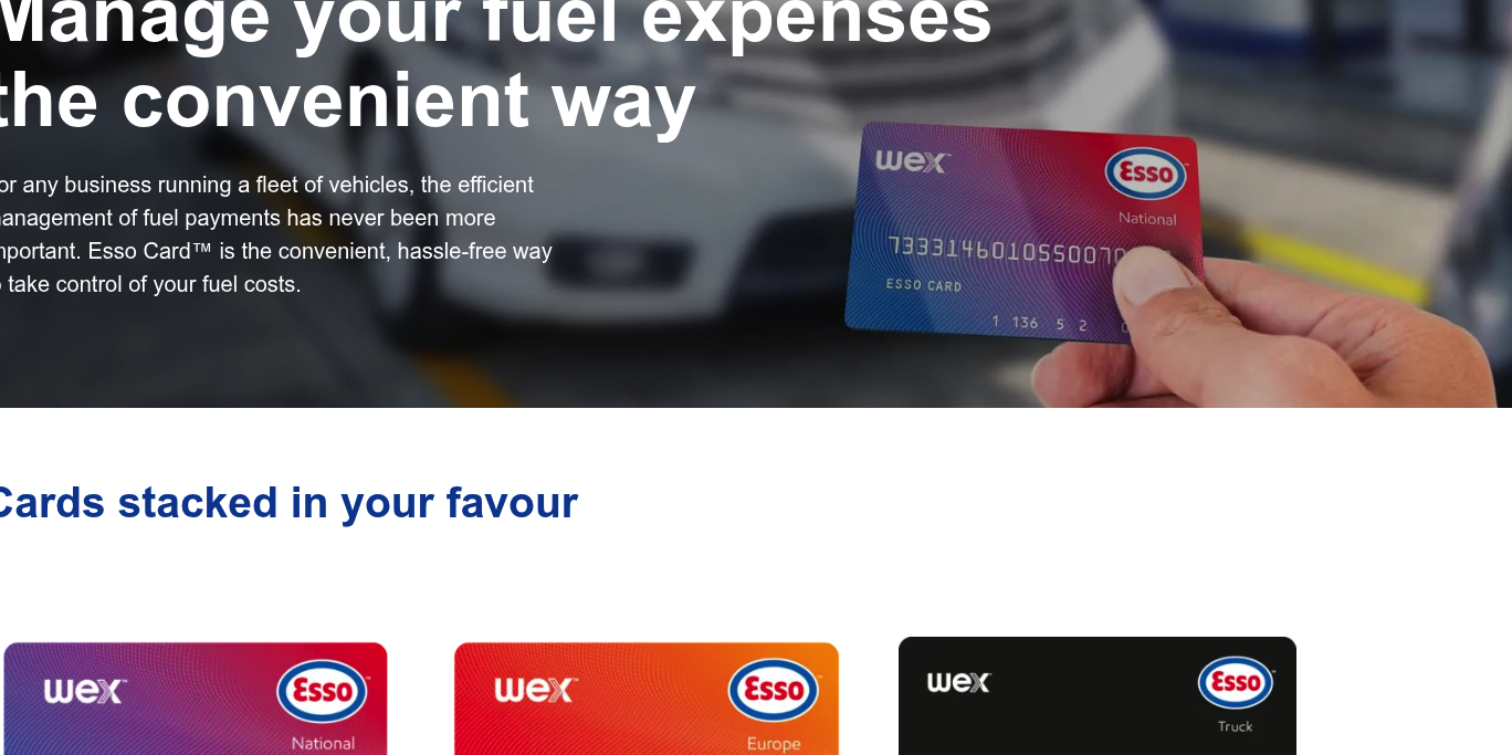 Aperçu Esso Card