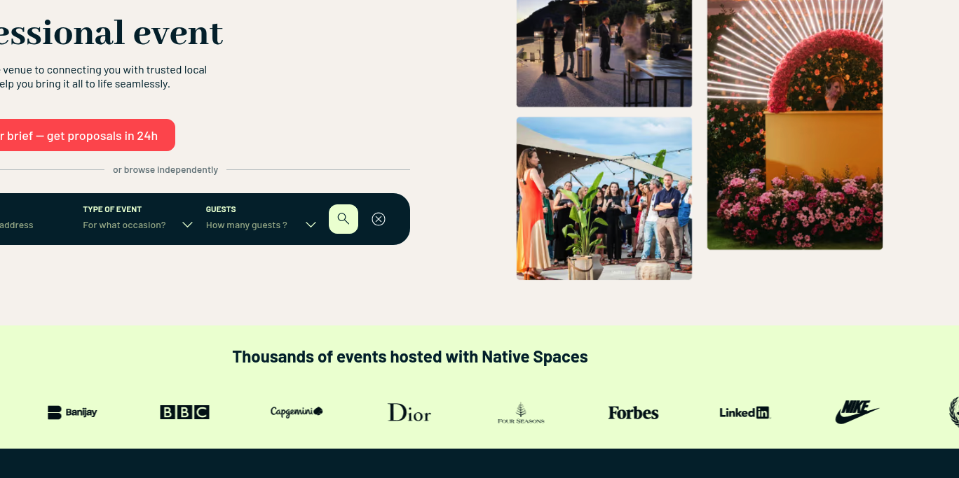 Aperçu Native Spaces